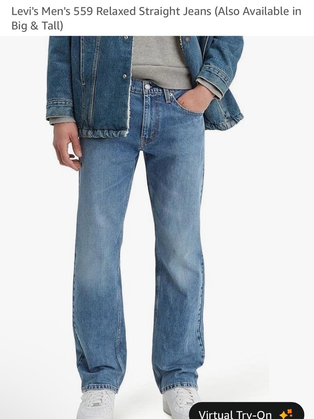 Levi's Men's Relaxed Straight Jeans - Light Blue Wash
